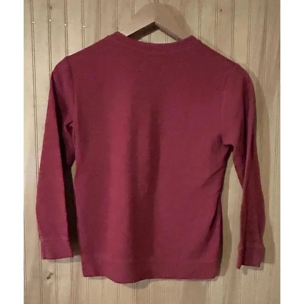 Old Navy Kid Boys Long-Sleeve V-Neck Knit Ribbed Shirt Top Size Large 10/12